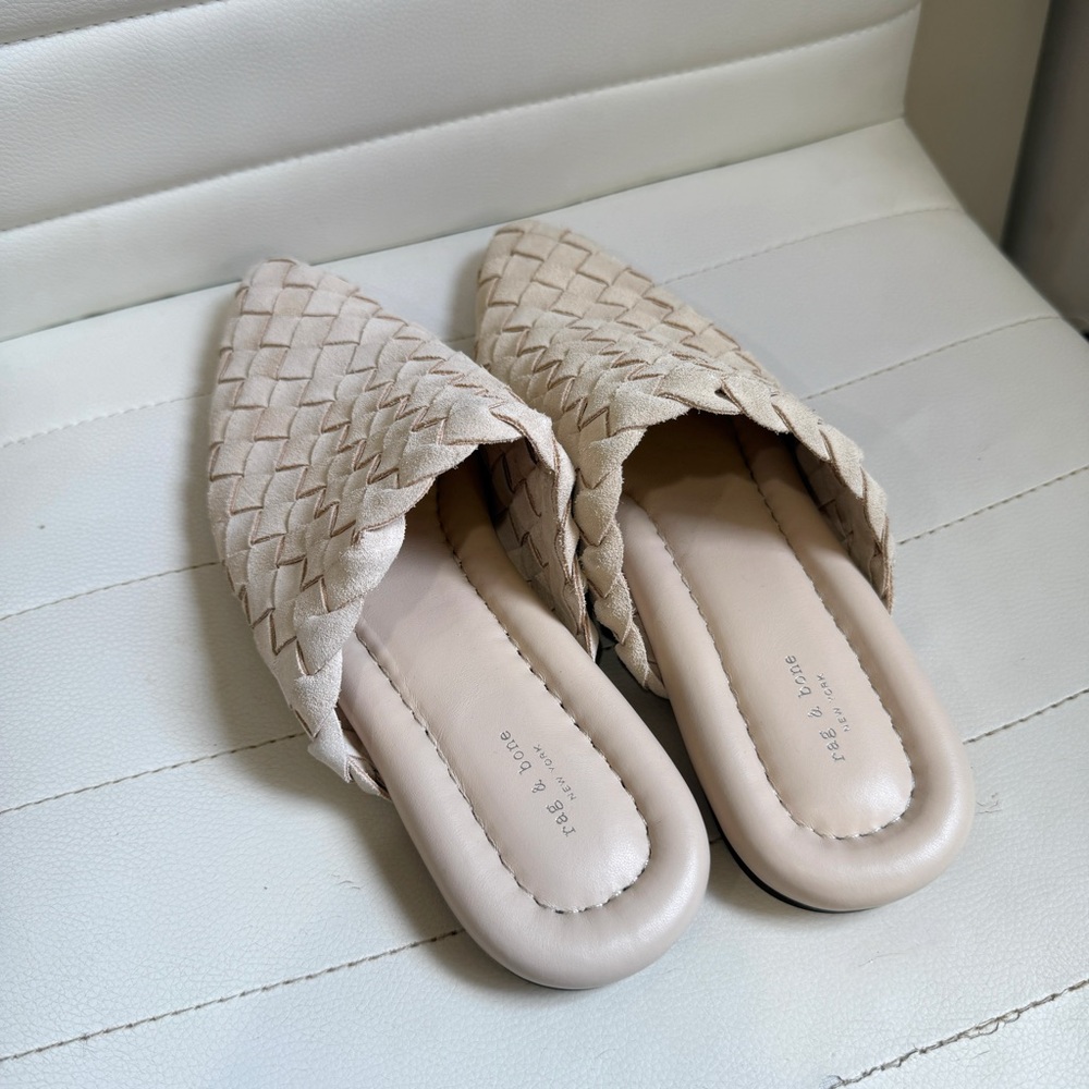 Rag & Bone Leather Mule Loafers